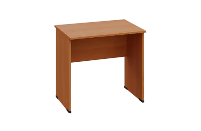 EPL 16 - 8 stůl kancelářský, dřevěná podnož, deska 18 mm, široký 800 mm, olše jantar